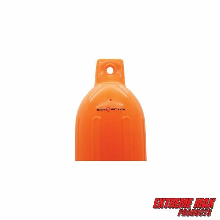 Extreme Max Extreme Max 3006.7656 BoatTector Inflatable Fender - 4.5" x 16", Neon Orange 3006.7656